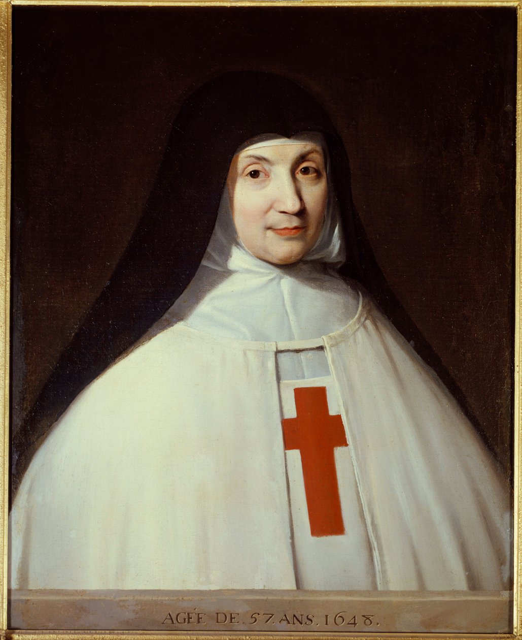 Portret Matki Angelique Arnauld autorstwa Philippe de Champaigne