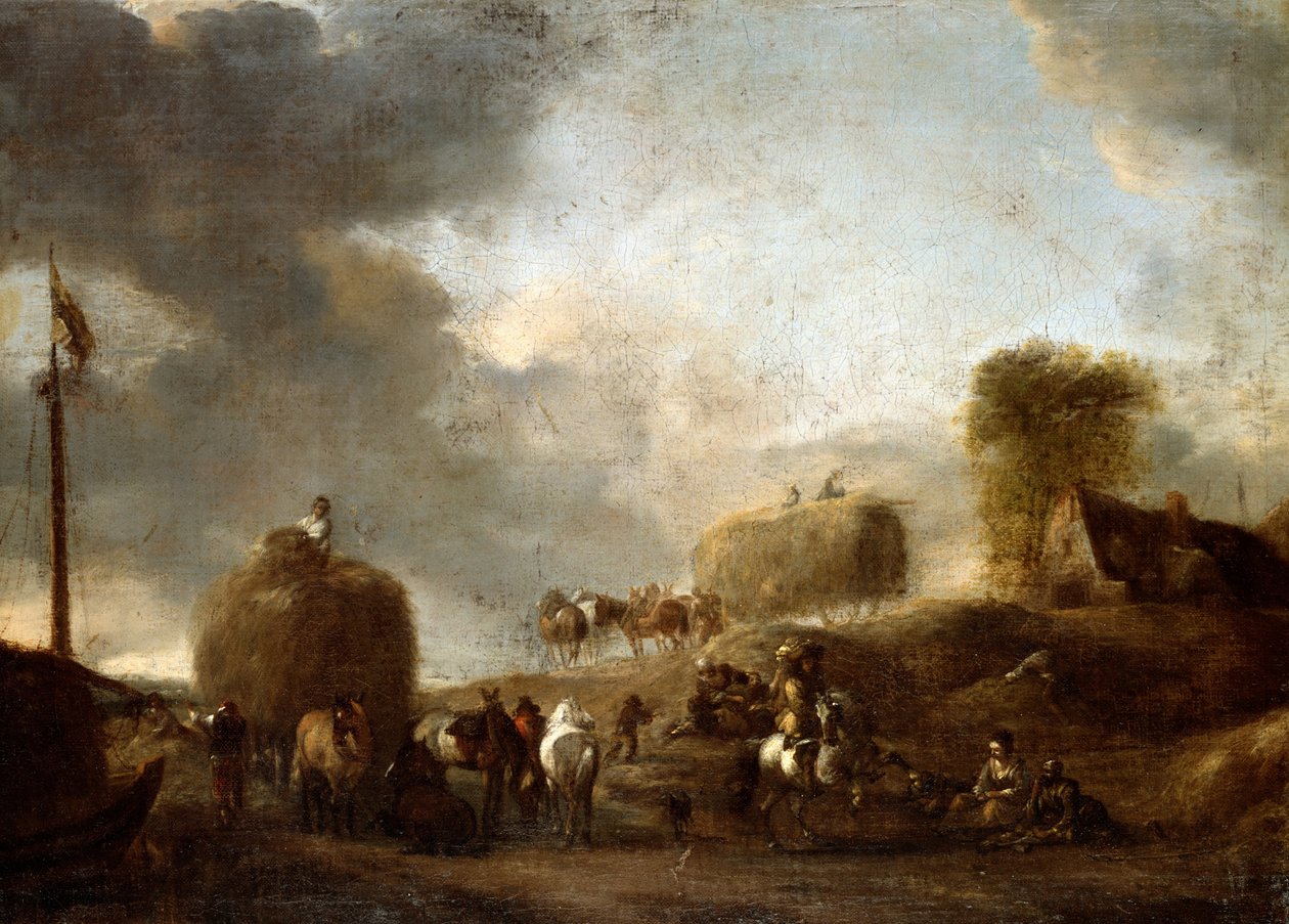 cześć żniwa autorstwa Philips Wouwerman