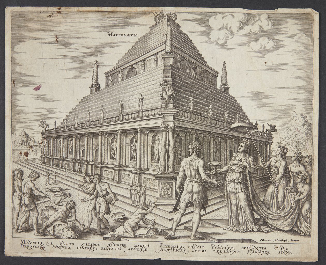 Osiem cudów świata autorstwa Philips Galle