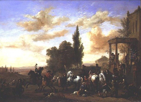 Nieznany obraz autorstwa Philips Wouwerman