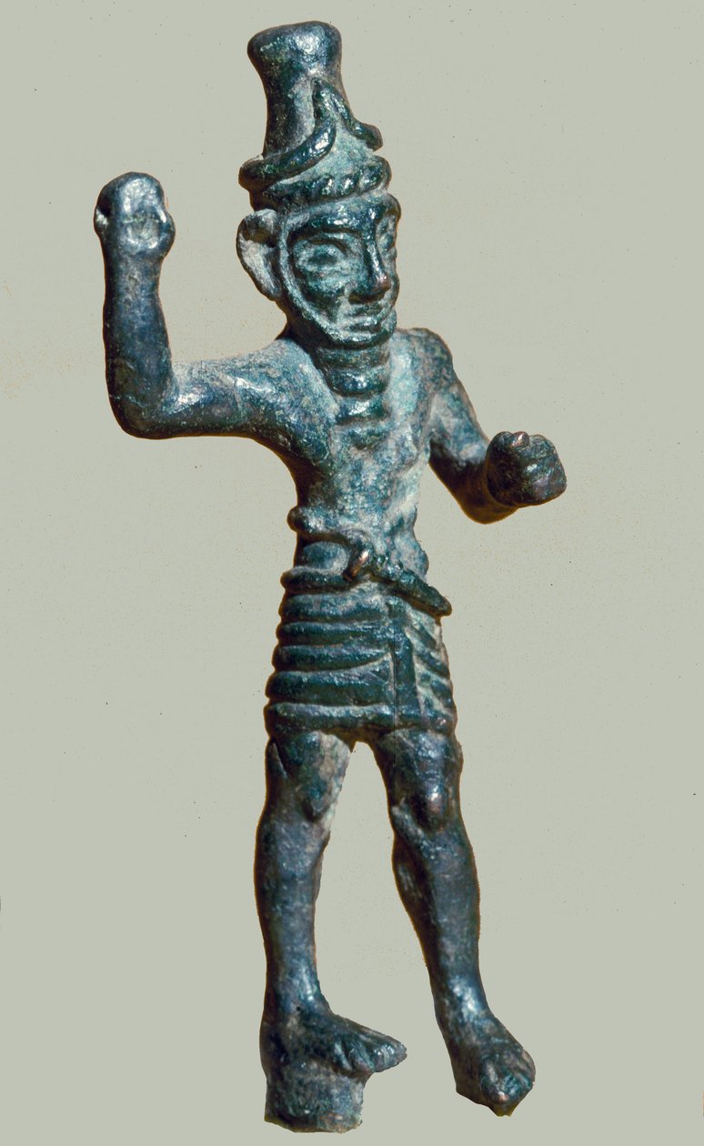 Figurka Reshefa, XIV-XIII wiek p.n.e. (brąz) autorstwa Phoenician