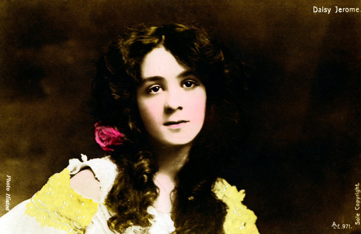 Daisy Jerome, aktorka, początek XX wieku. autorstwa Photo Histed