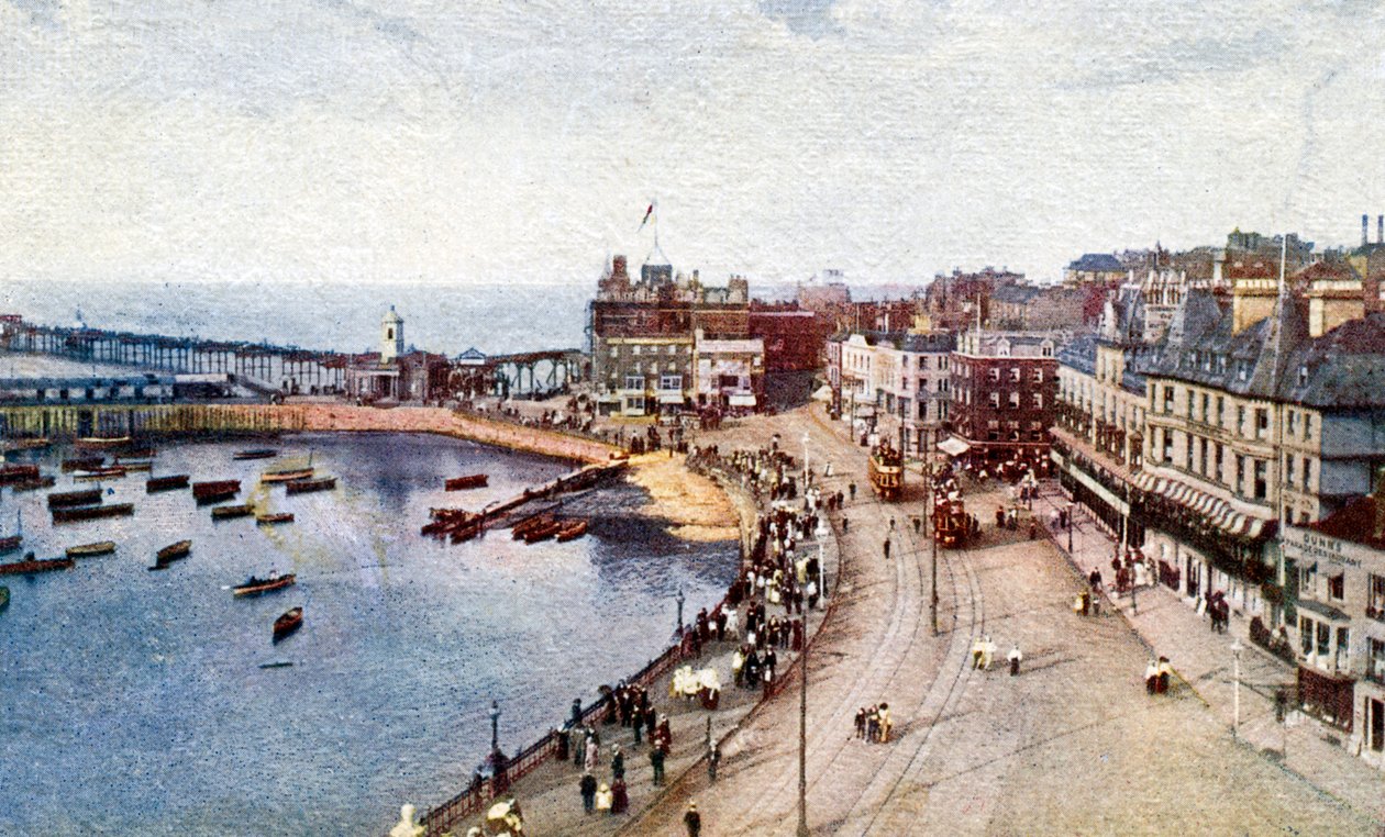 Margate, Kent, ok. 1920r. autorstwa Photochrom Co Ltd of London