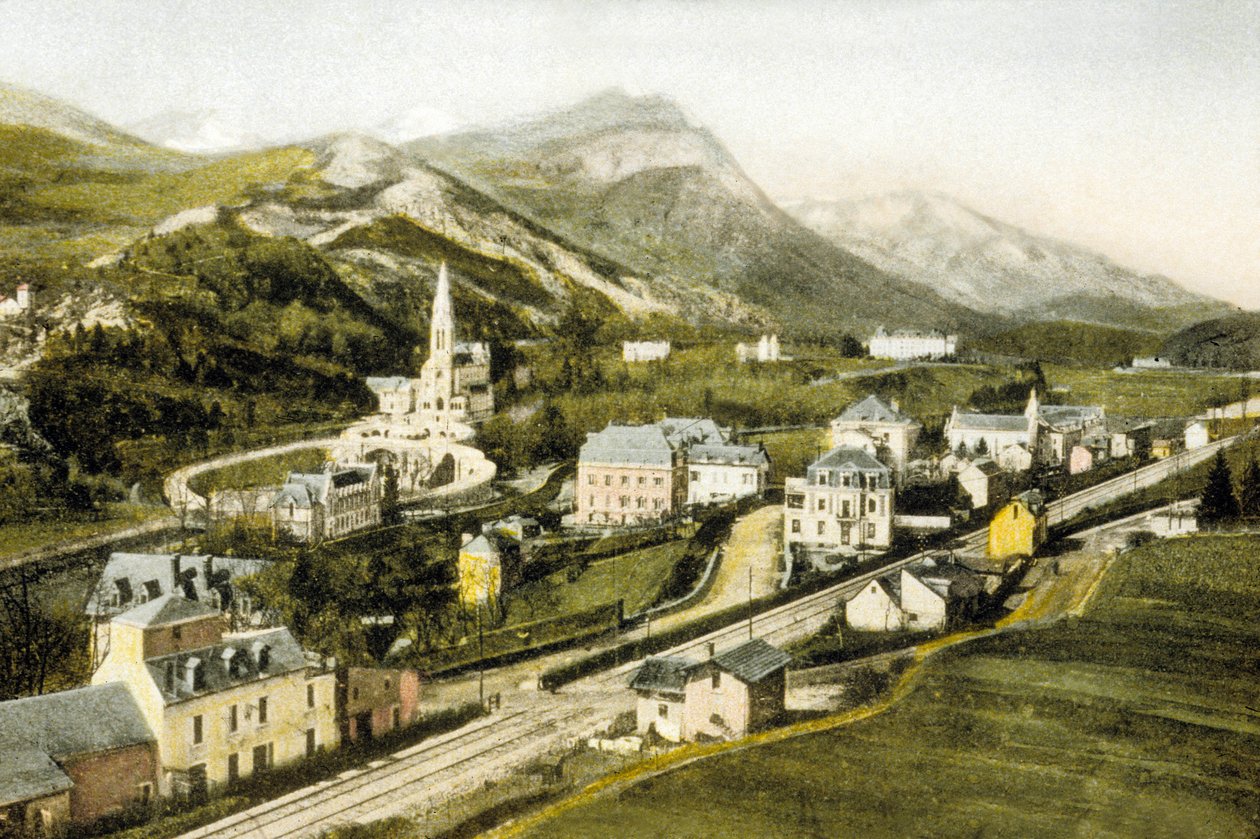 Lourdes, Francja, ok. 1905 (zdjęcie) autorstwa Photographer French