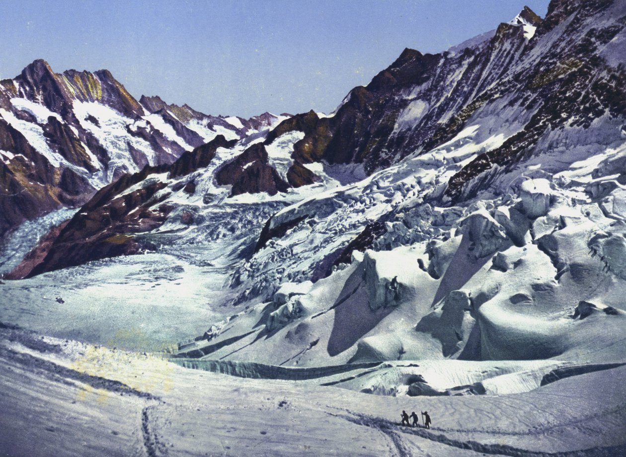 Jungfrau Railway, na stacji Eismeer (zdjęcie) autorstwa Photographer Swiss