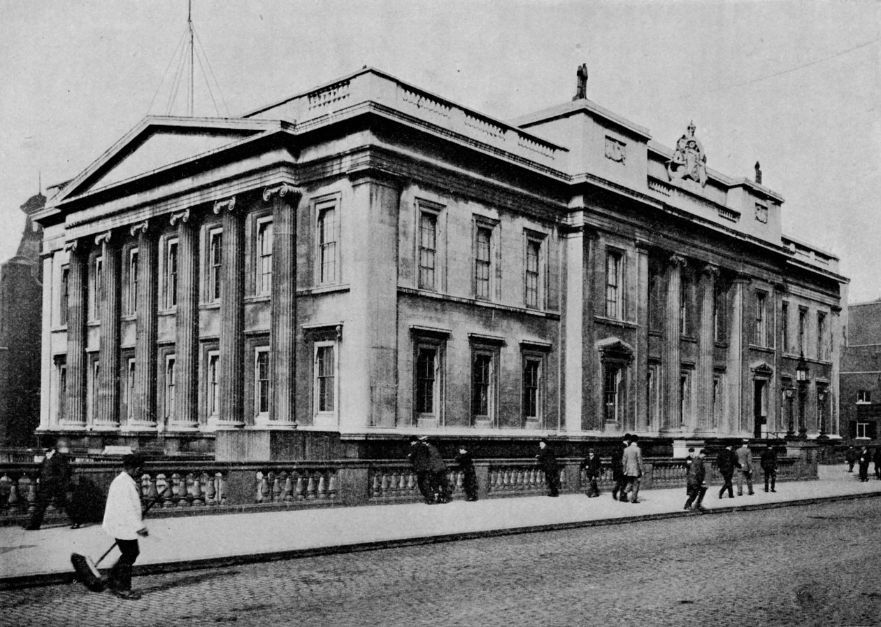 Hala handlarzy ryb, City of London, 1911 autorstwa Pictorial Agency