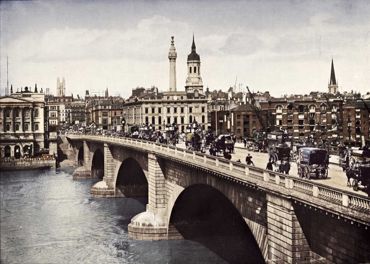 London Bridge, City of London, 1911 autorstwa Pictorial Agency