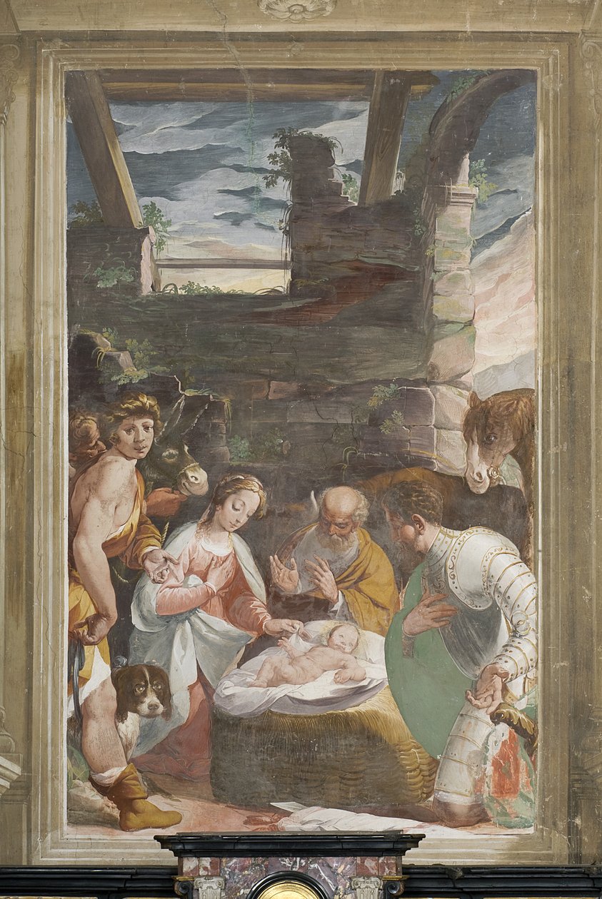 Szopka, 1600-10 autorstwa Pier Francesco Morazzone