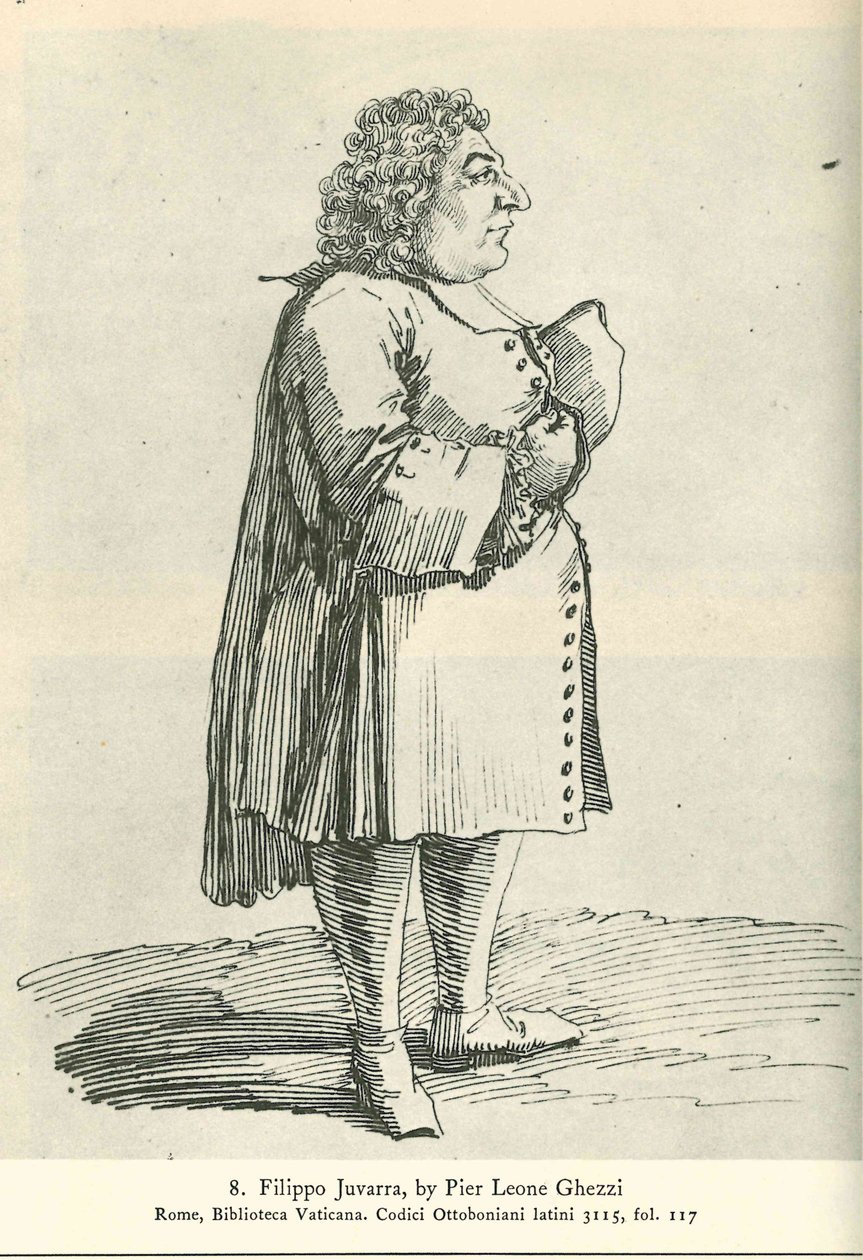 Filippo Juvarra (1678-1736) autorstwa Pier Leone Ghezzi