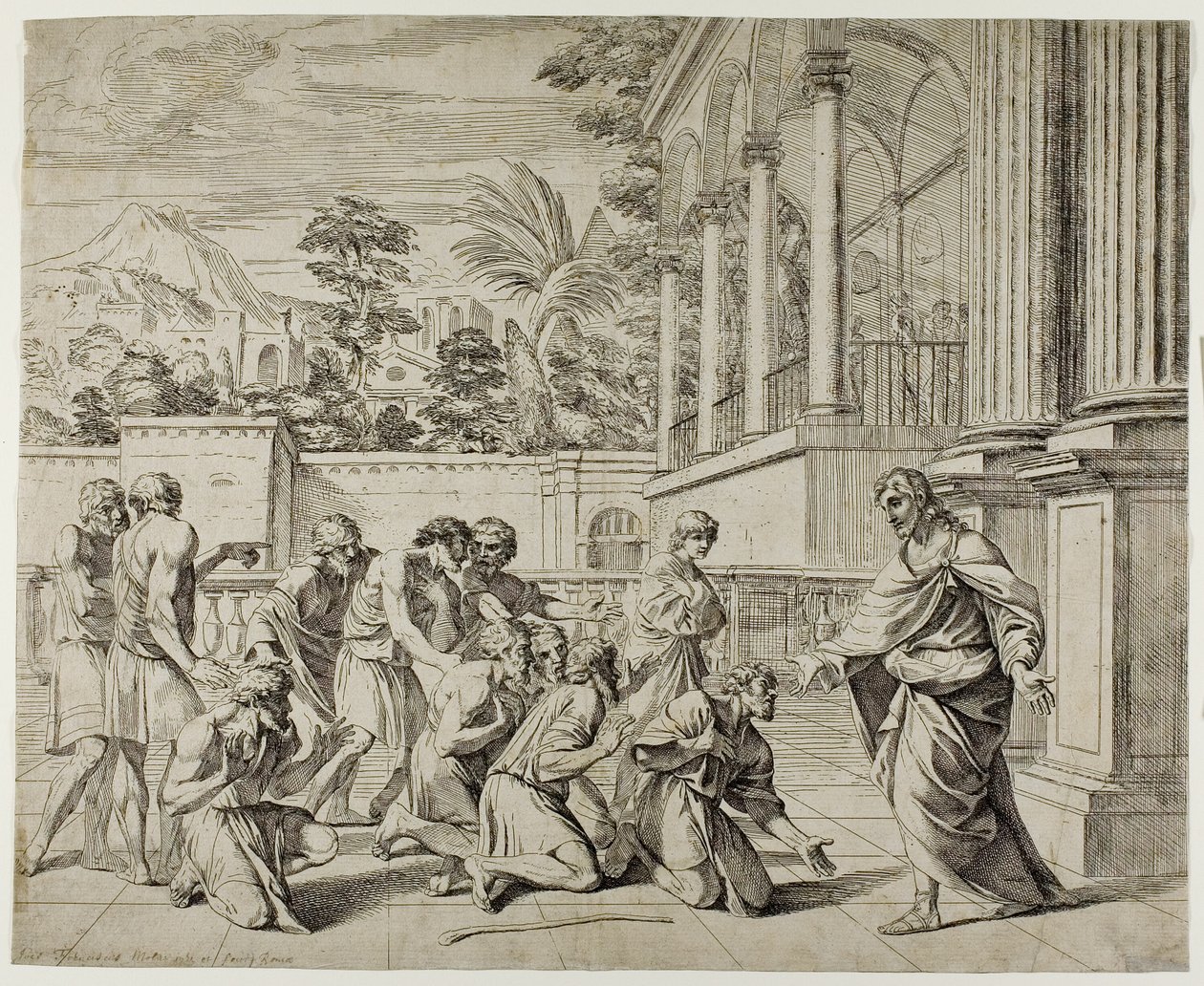 Józef i jego bracia autorstwa Pier Francesco Mola