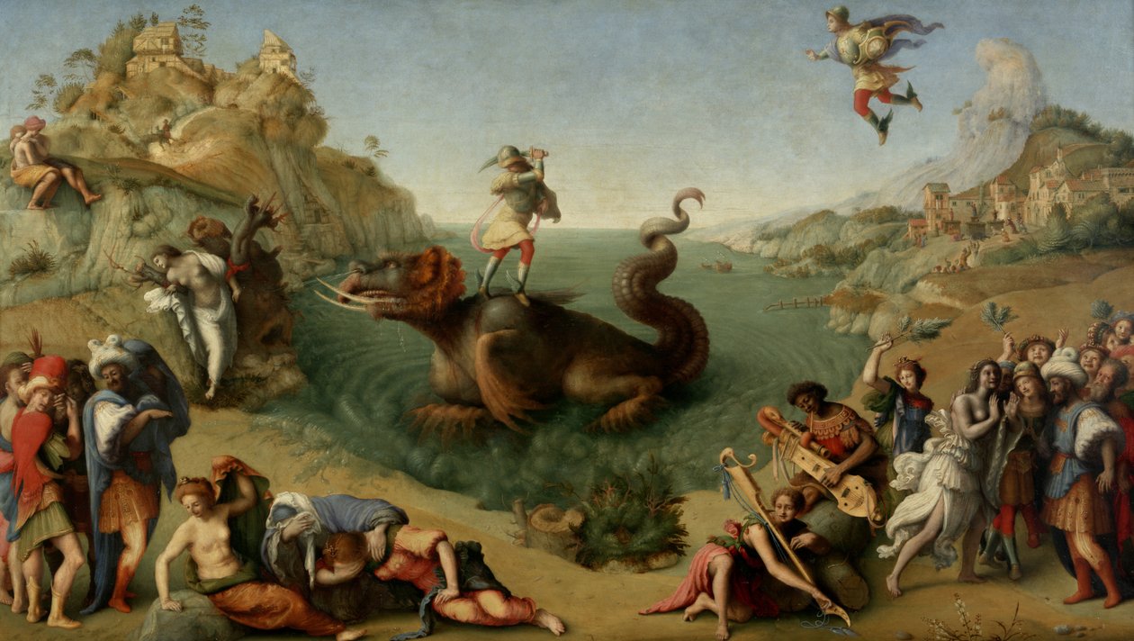 Wyzwolenie Andromedy autorstwa Piero di Cosimo