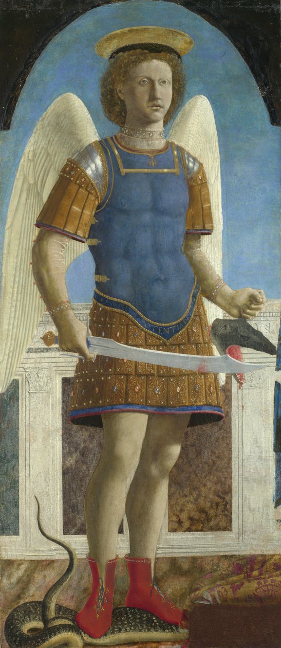Święty Michał Archanioł, 1469 autorstwa Piero della Francesca