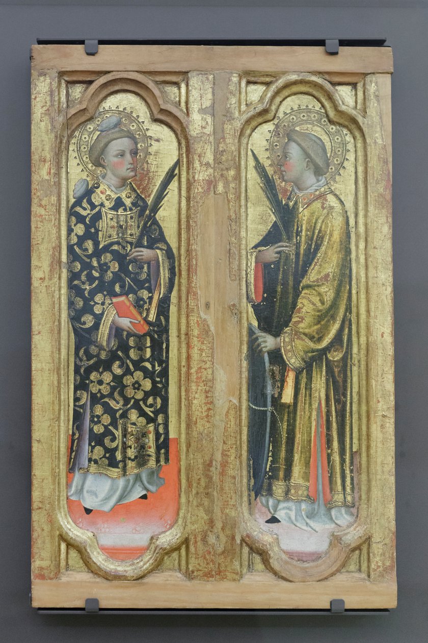 Święty Szczepan i święty Wincenty Męczennik autorstwa Piero di Alvaro