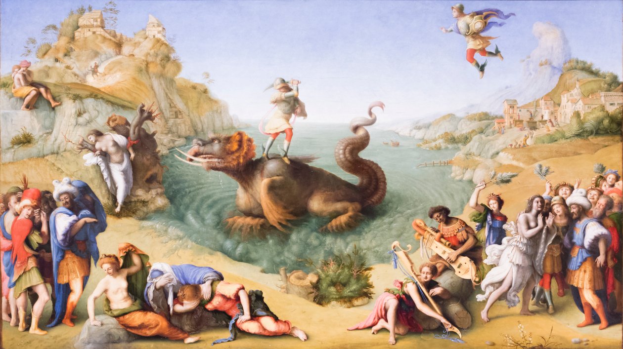 Perseusz uwalniający Andromedę autorstwa Piero di Cosimo
