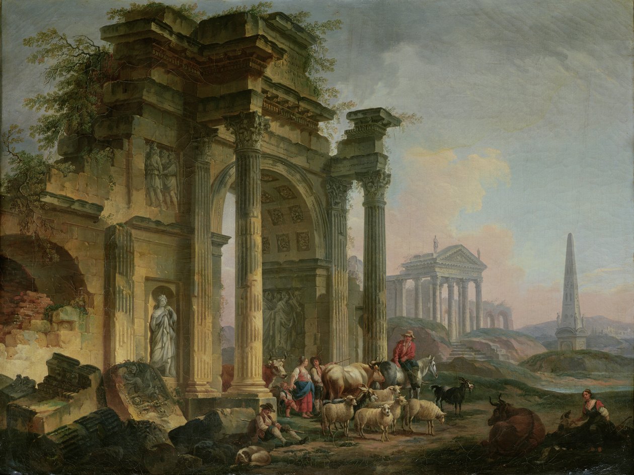 Łuk triumfalny autorstwa Pierre Antoine Demachy