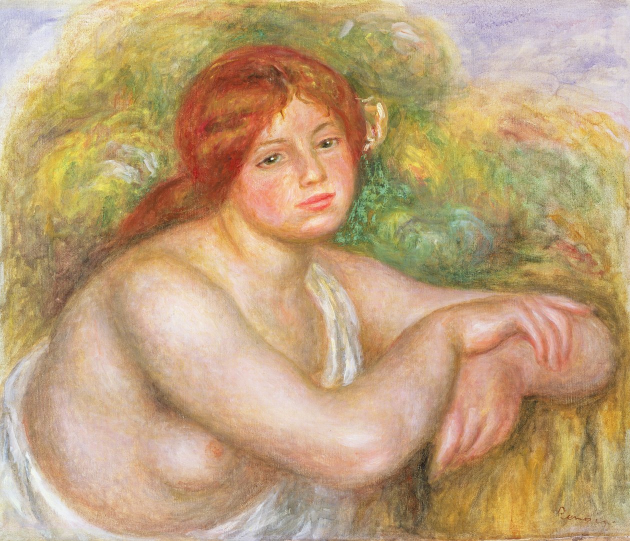 Popiersie aktu, 1909 autorstwa Pierre Auguste Renoir
