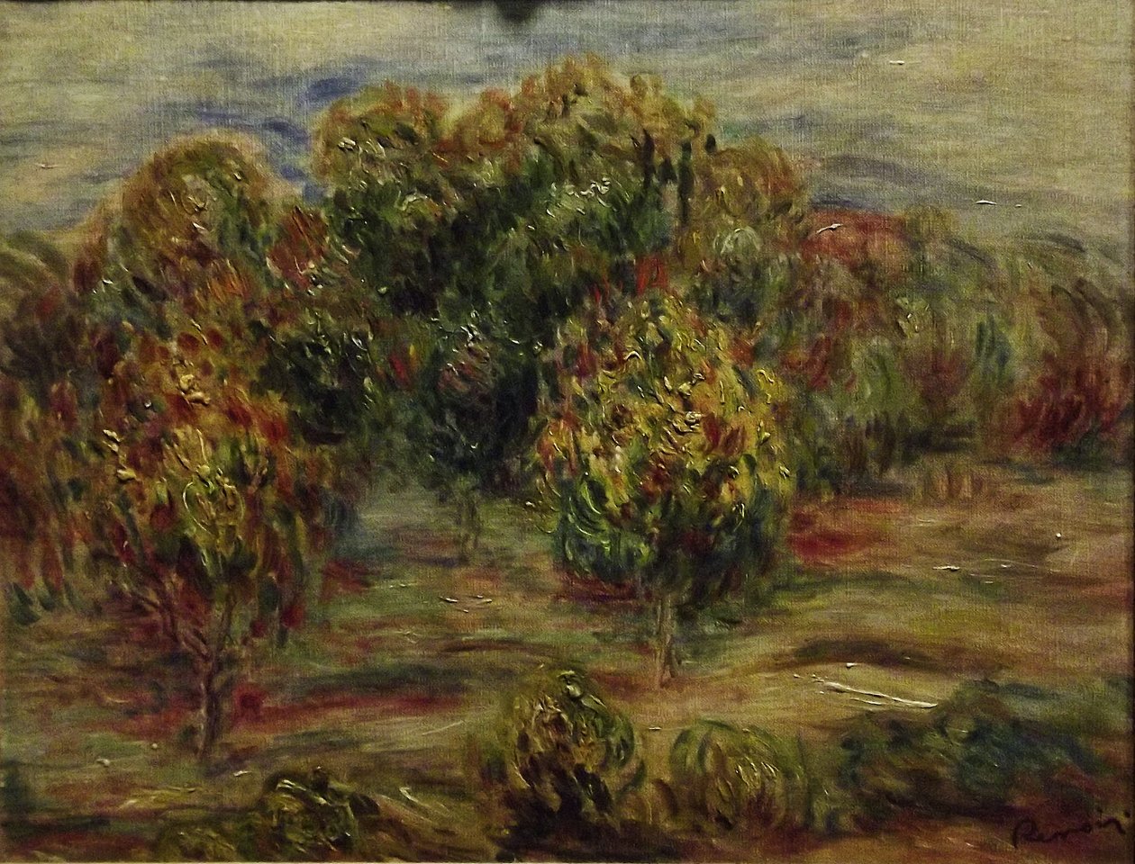 Krajobraz Cagnes autorstwa Pierre Auguste Renoir