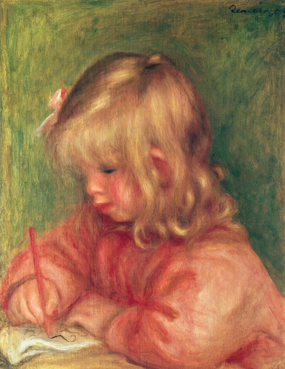 Rysunek dziecka, 1905 autorstwa Pierre Auguste Renoir