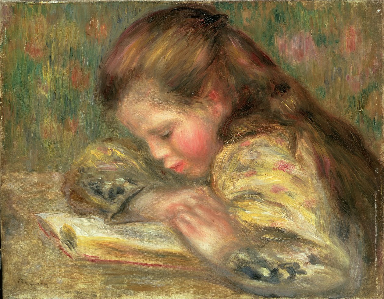 Czytanie dzieci, ok. 1890 r. autorstwa Pierre Auguste Renoir