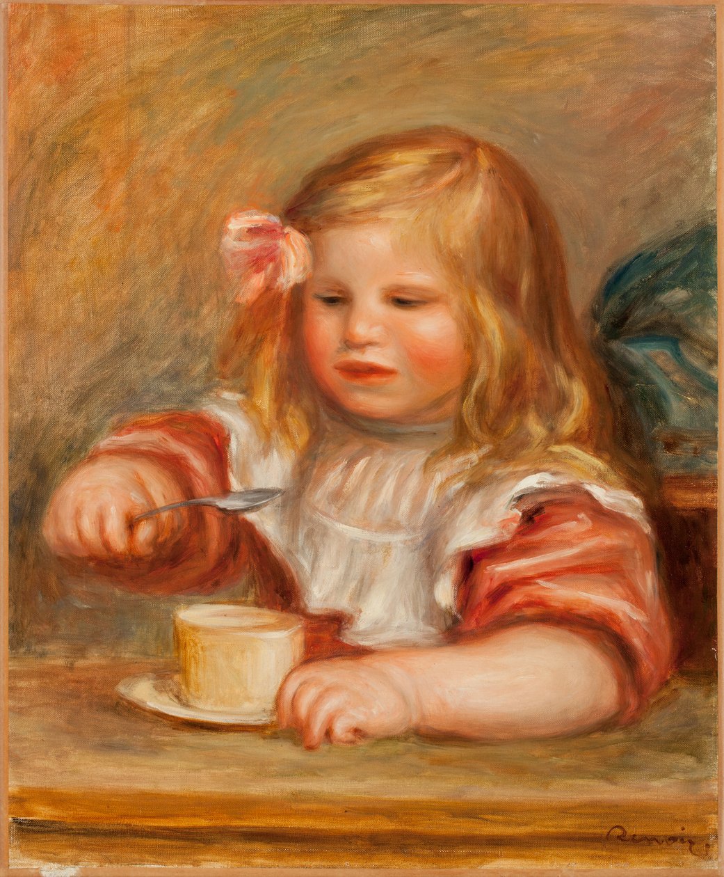 Coco je zupę autorstwa Pierre Auguste Renoir