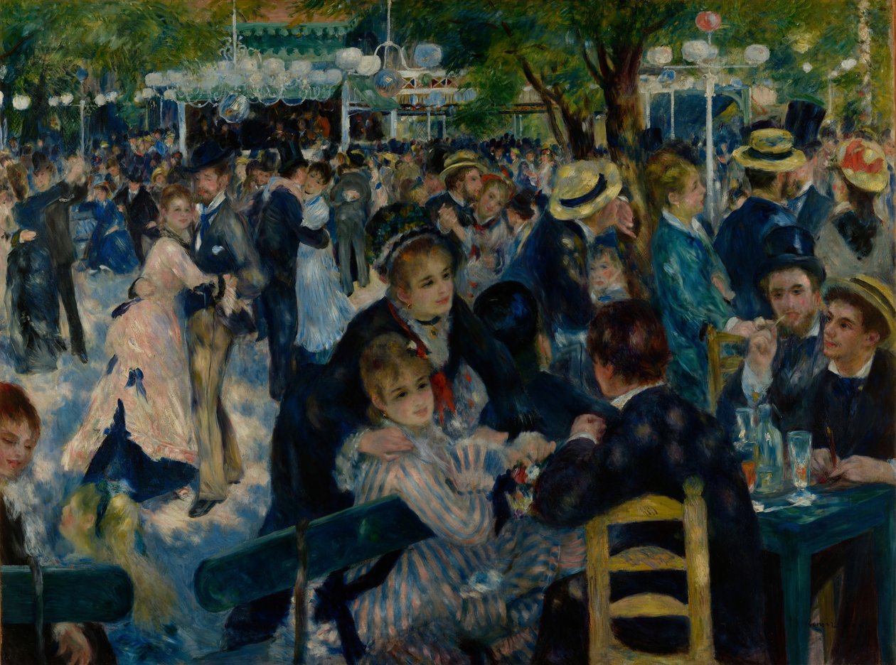 Taniec w Le Moulin de la Galette autorstwa Pierre Auguste Renoir