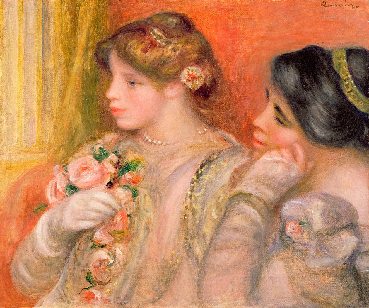 W La Loge, c.1908 autorstwa Pierre Auguste Renoir