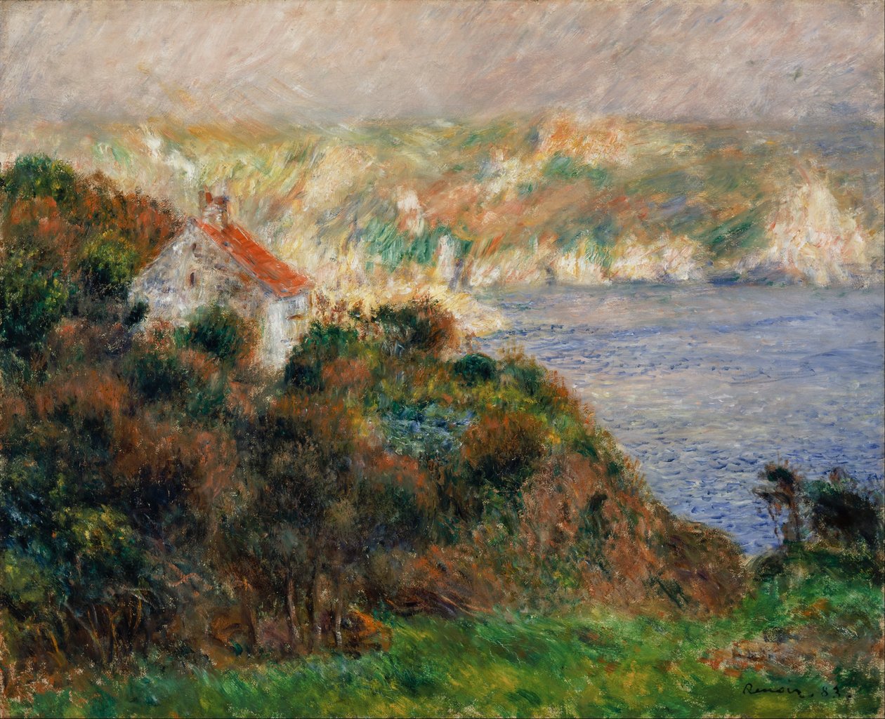 Mgła na Guernsey autorstwa Pierre Auguste Renoir