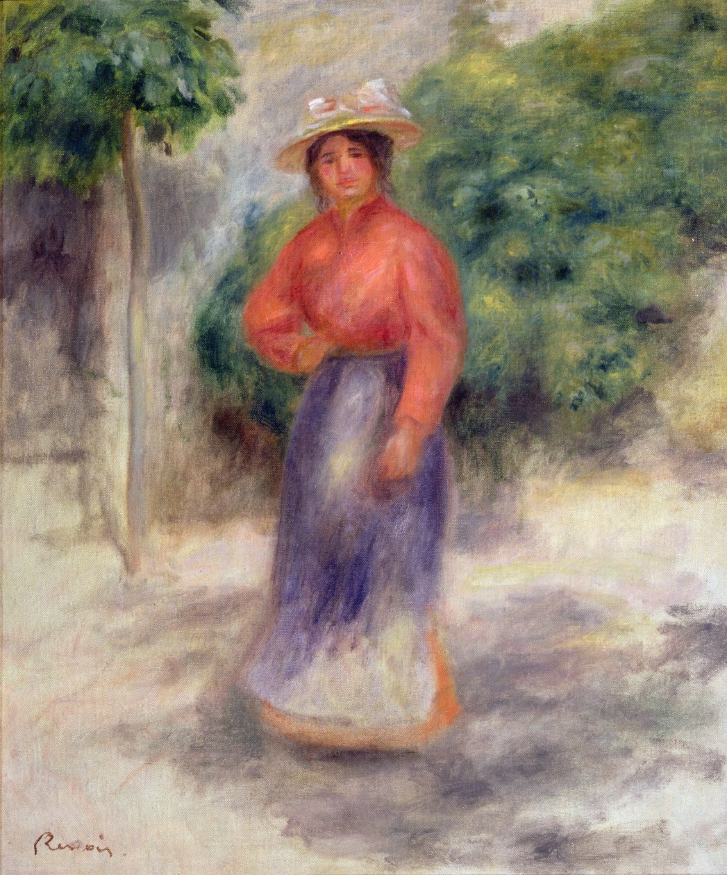 Габриэль цэцэрлэгт хүрээлэн, 1905 оны поли autorstwa Pierre Auguste Renoir