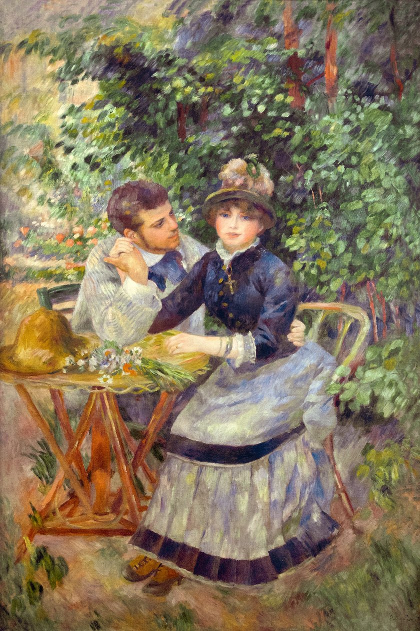 W ogrodzie, 1885 autorstwa Pierre Auguste Renoir