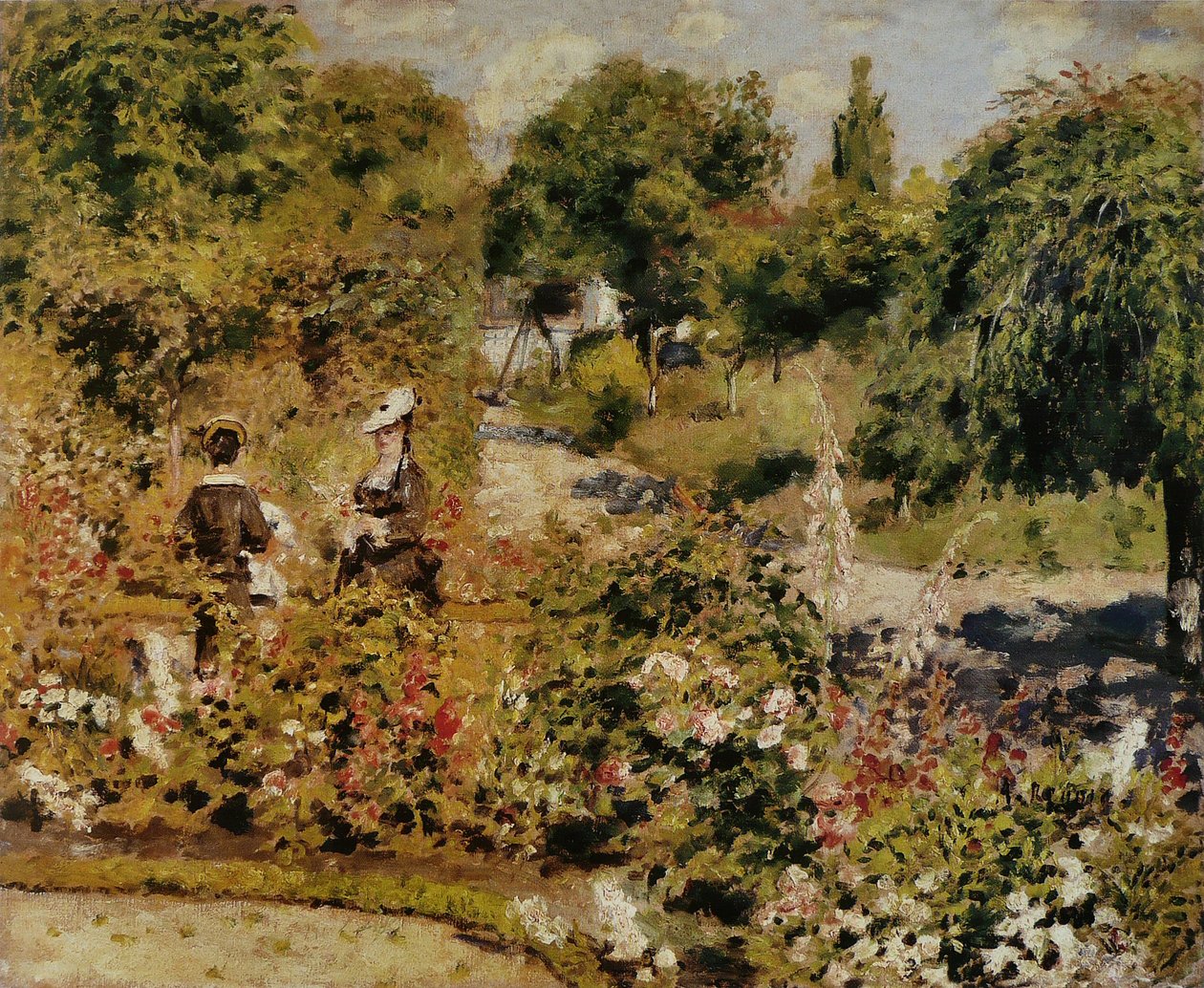 Ogród w Fontenay autorstwa Pierre Auguste Renoir