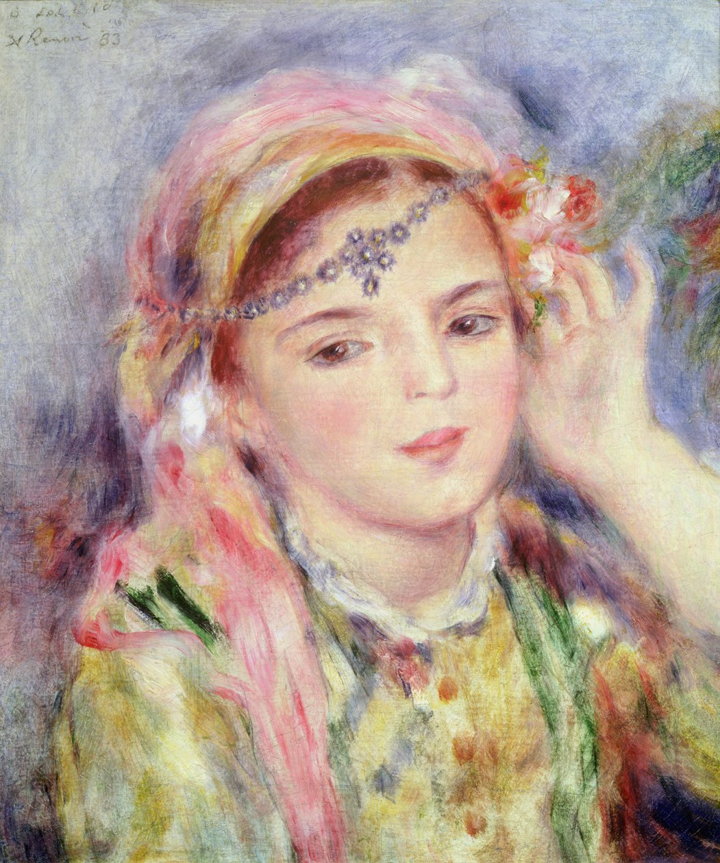 Algierczyk, 1883 autorstwa Pierre Auguste Renoir