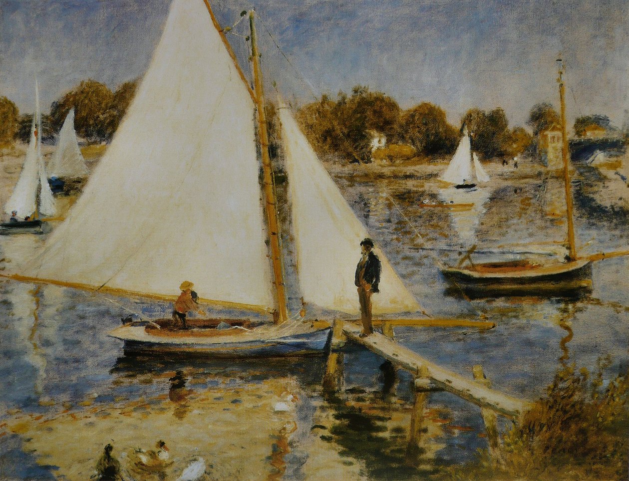 Sekwana w Argenteuil autorstwa Pierre Auguste Renoir