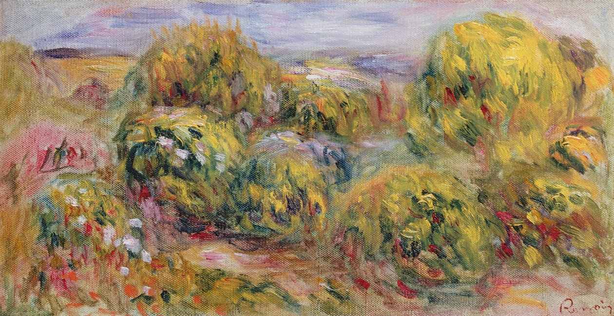Krajobraz, 1916 autorstwa Pierre Auguste Renoir