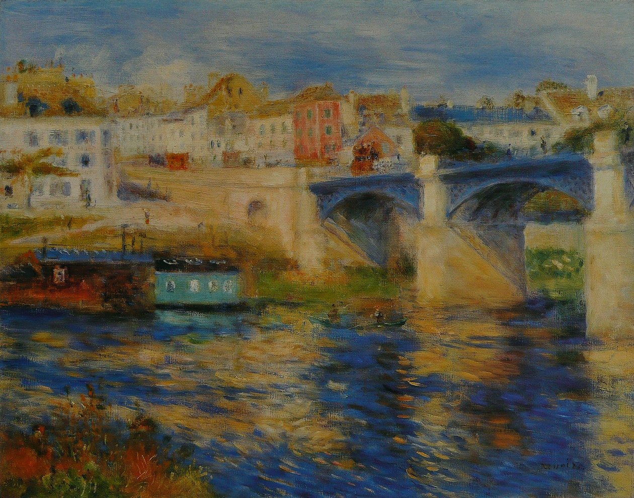 Most Chatou autorstwa Pierre Auguste Renoir