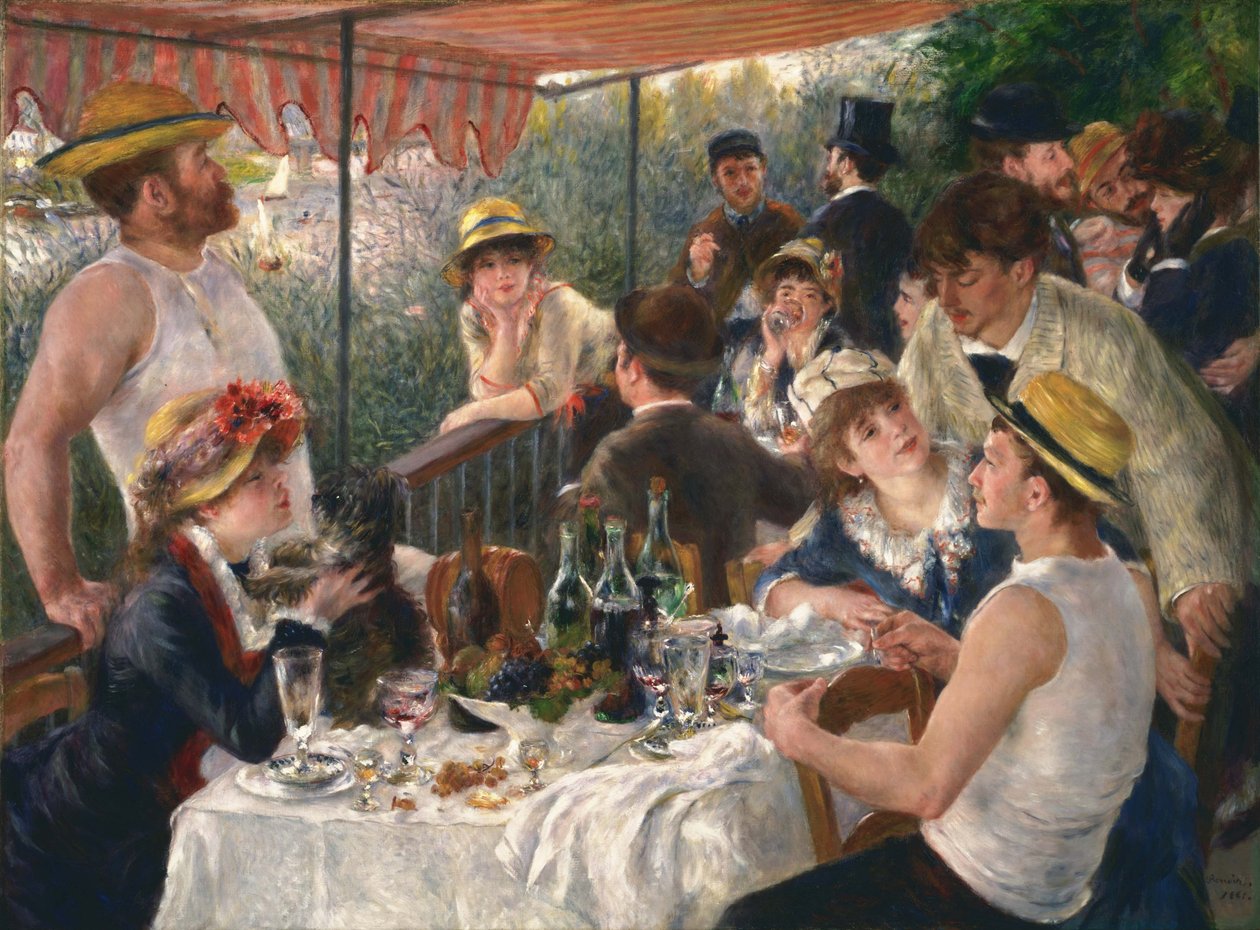 Obiad na łódce autorstwa Pierre Auguste Renoir