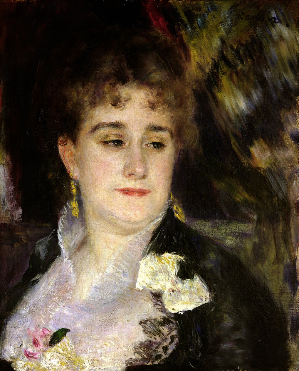 Madame Georges Charpentier (1848–1904), apie 1876–1877 m., šlifuota autorstwa Pierre Auguste Renoir