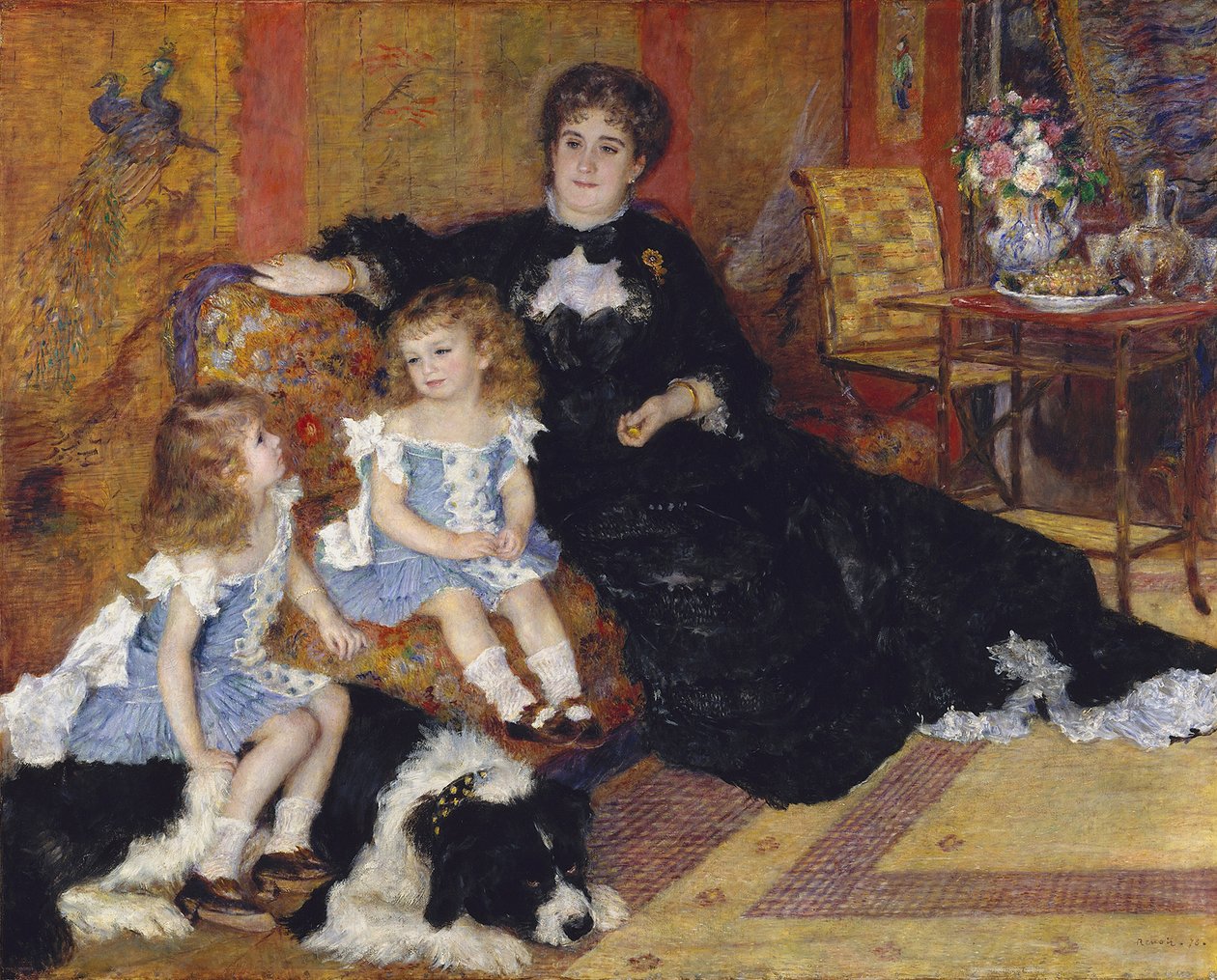 Madame Georges Charpentier i jej dzieci, 1878 autorstwa Pierre Auguste Renoir