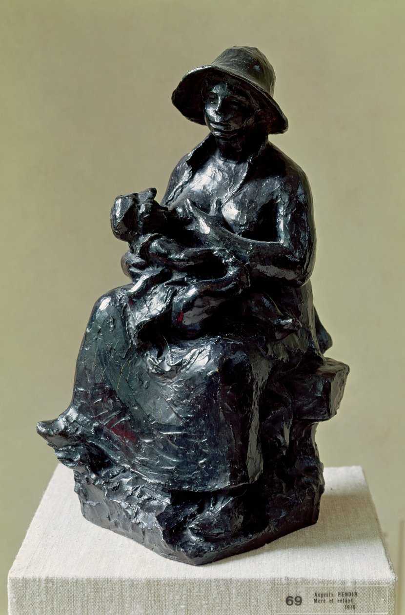 Macierzyństwo, 1916 (brąz) autorstwa Pierre Auguste Renoir