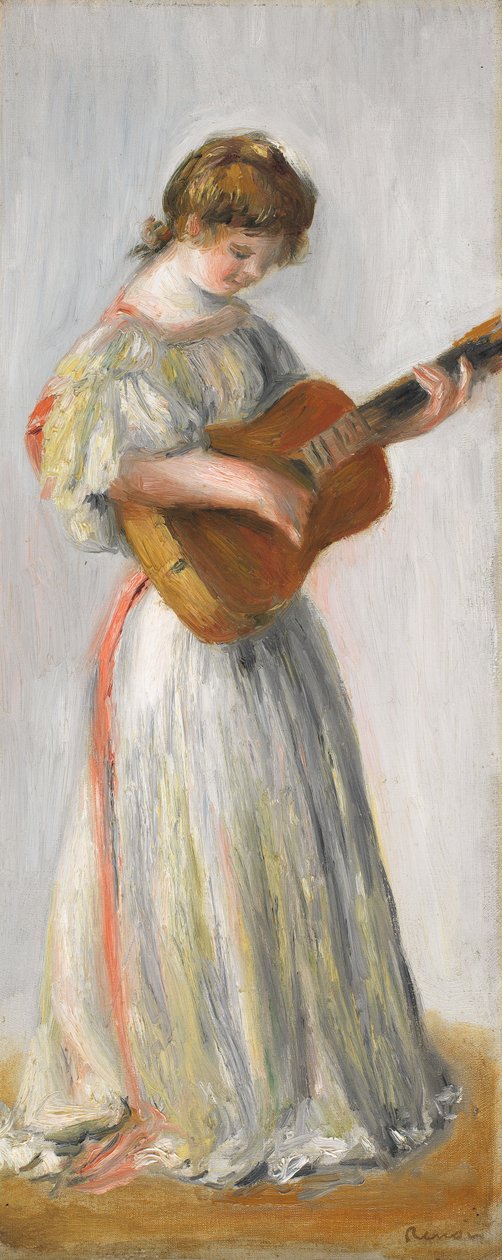 Muzyka, 1895 autorstwa Pierre Auguste Renoir