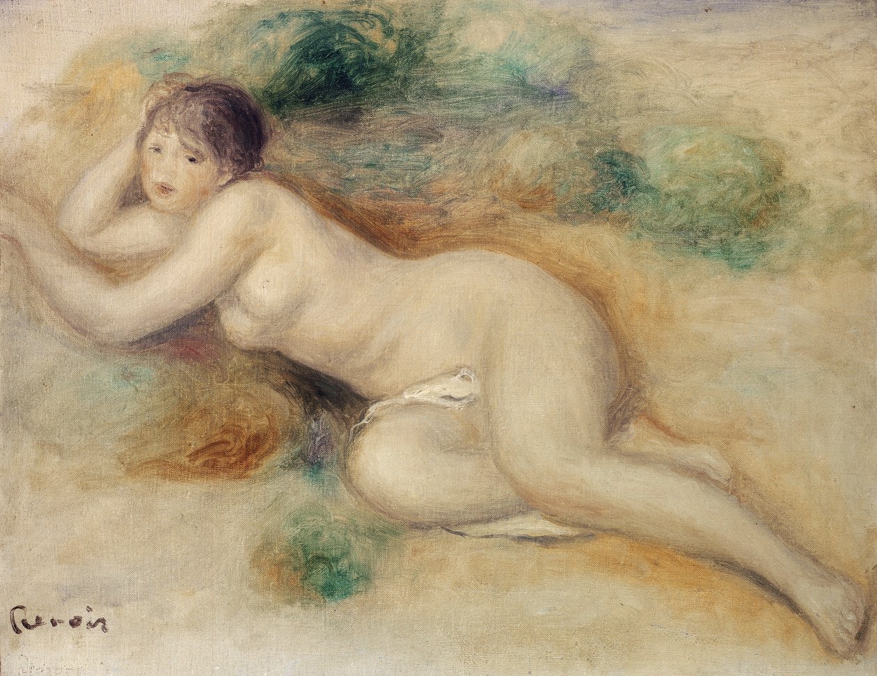 Naga postać dziewczyny autorstwa Pierre Auguste Renoir