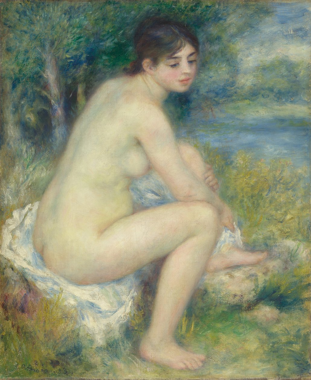 Naga kobieta w krajobrazie autorstwa Pierre Auguste Renoir