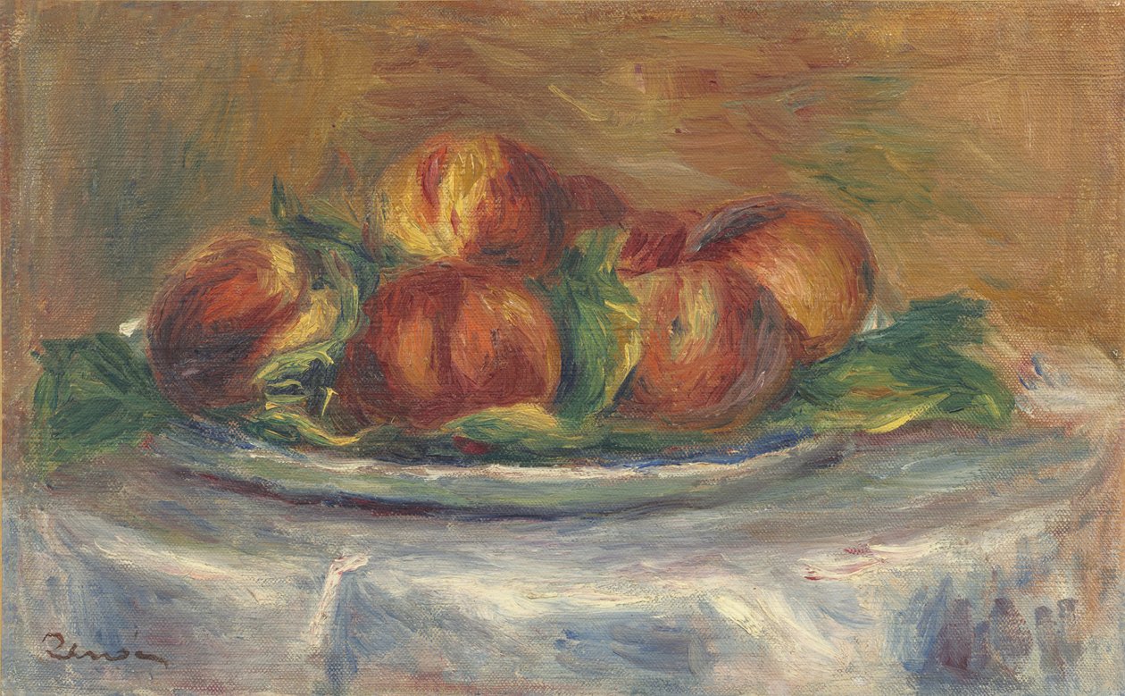 Brzoskwinie na Talerzu, 1902-5 autorstwa Pierre Auguste Renoir