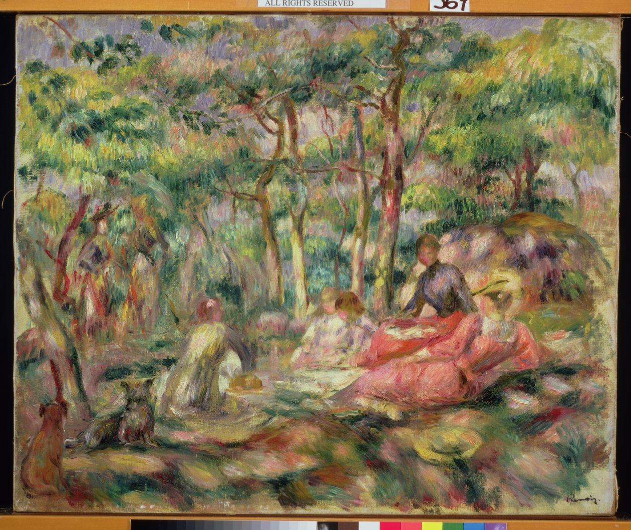 Piknik, ok. 1893 autorstwa Pierre Auguste Renoir