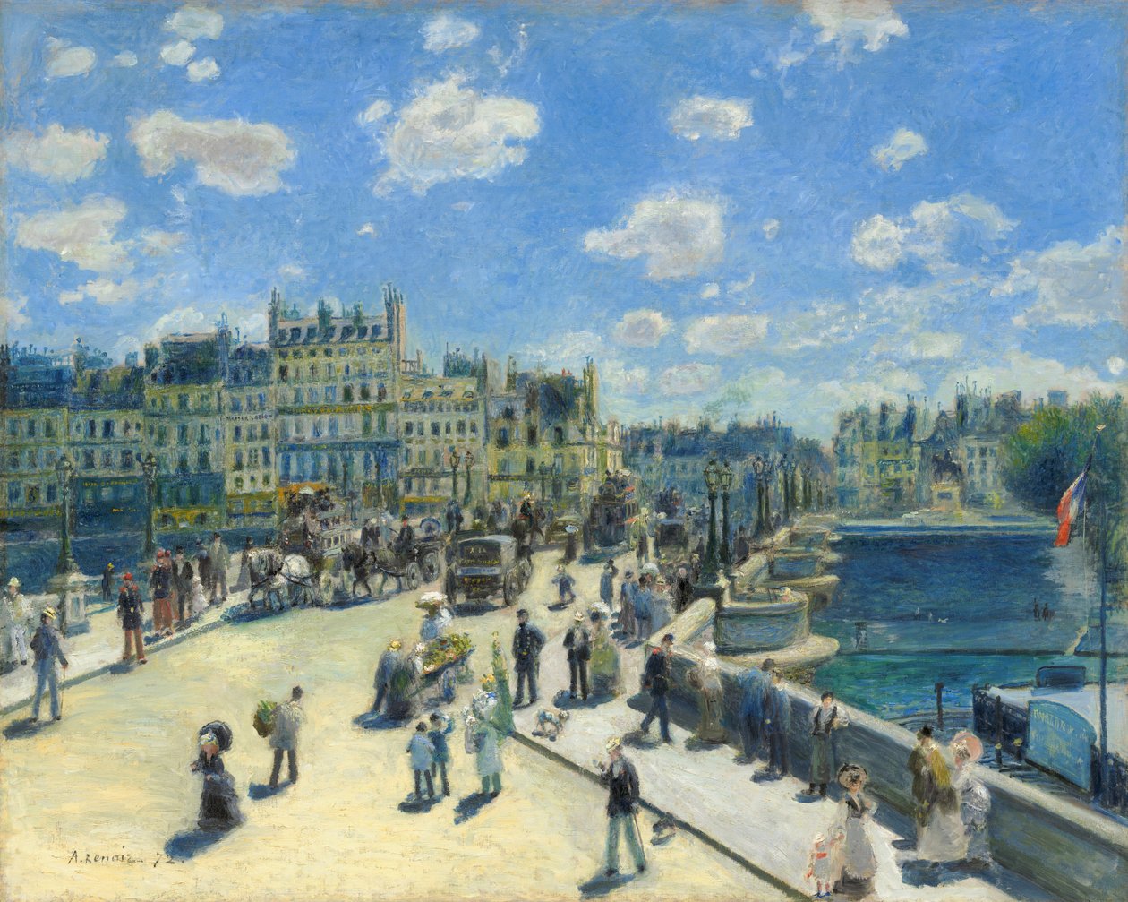 Pont Neuf, Paryż autorstwa Pierre Auguste Renoir