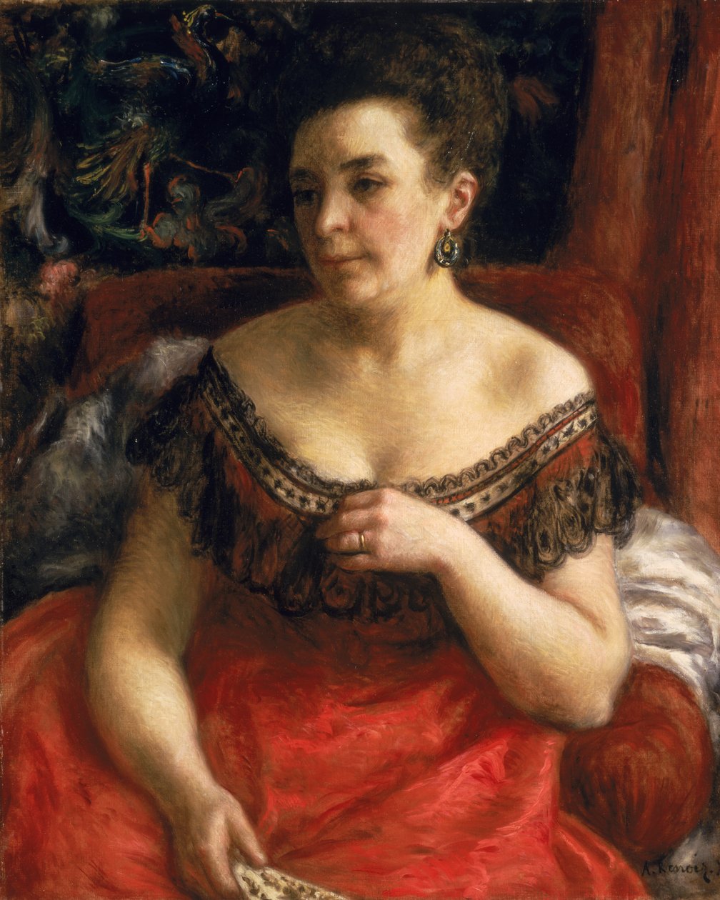 Portret Blanche Marie Renoir (z domu Blanc) 1870 autorstwa Pierre Auguste Renoir
