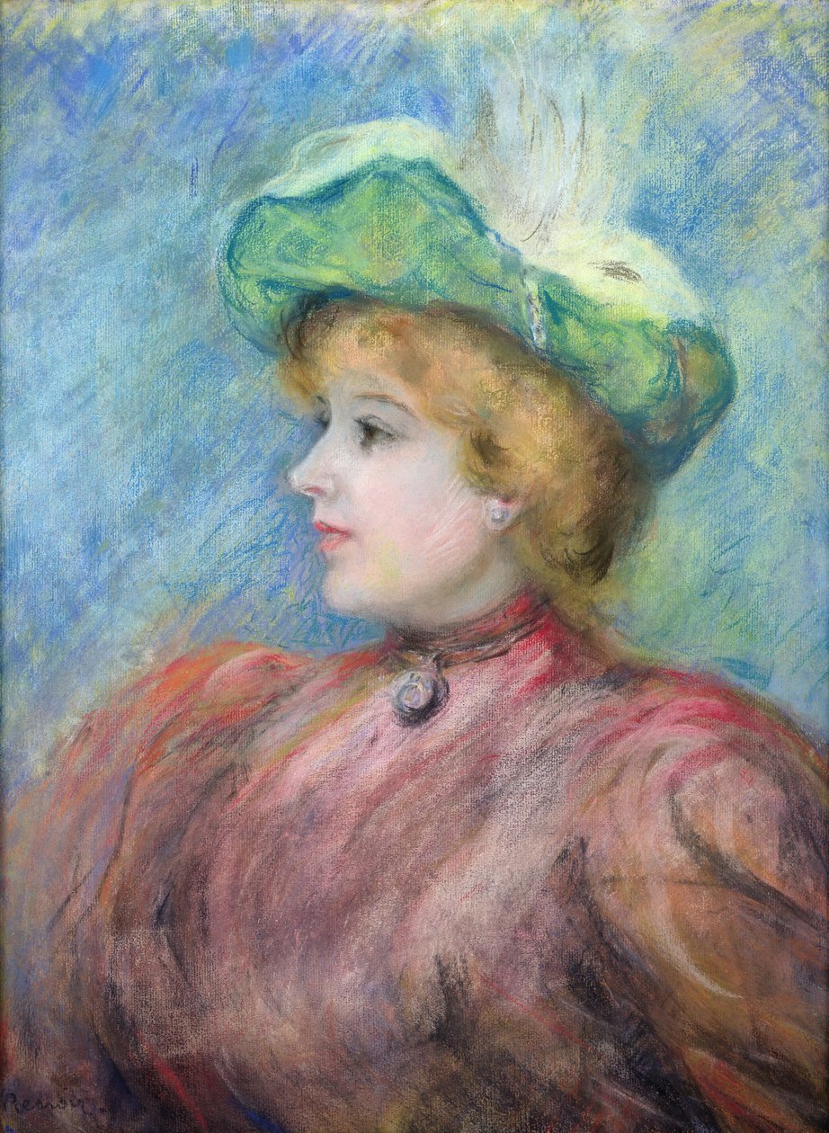 د Mademoiselle Dieterle انځور (په کاغذ باندې پیسټل) پولی autorstwa Pierre Auguste Renoir