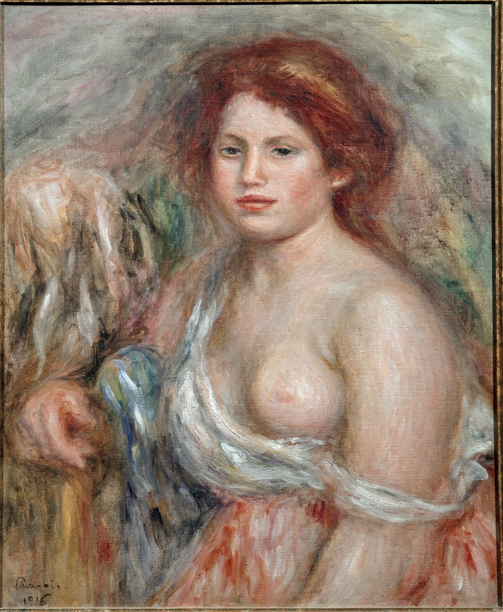 Portret modelki malarza, 1916 autorstwa Pierre Auguste Renoir