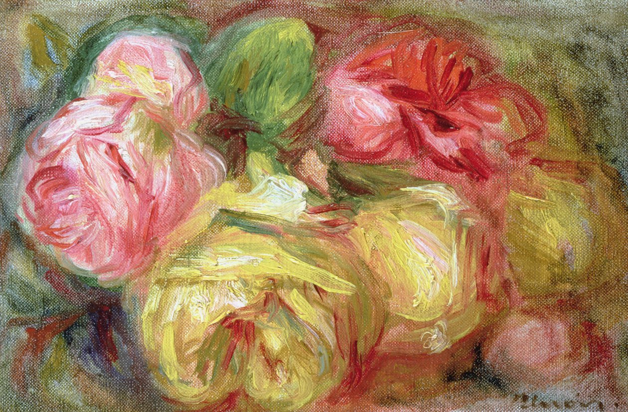 Róże autorstwa Pierre Auguste Renoir
