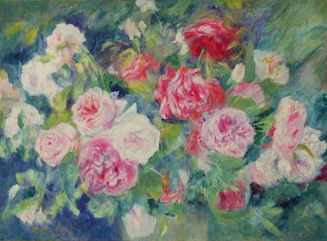 Róże, ok.1885 autorstwa Pierre Auguste Renoir