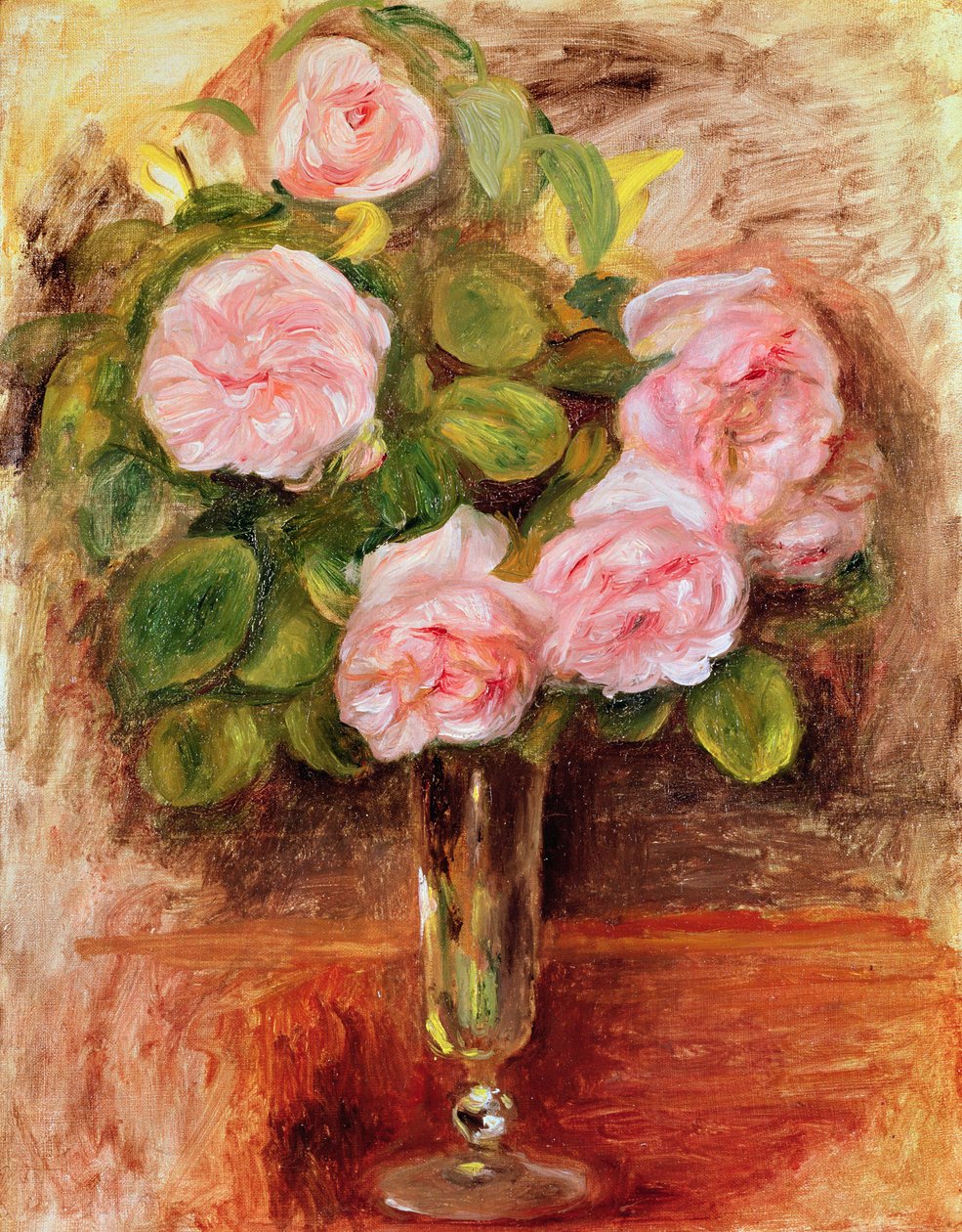 Róże w wazonie, 1905 autorstwa Pierre Auguste Renoir